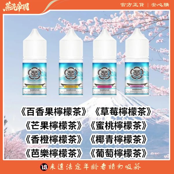 富士山電子煙油 30ML / 35MG | 8款果香冰涼丁鹽煙油 – 專為小煙設計